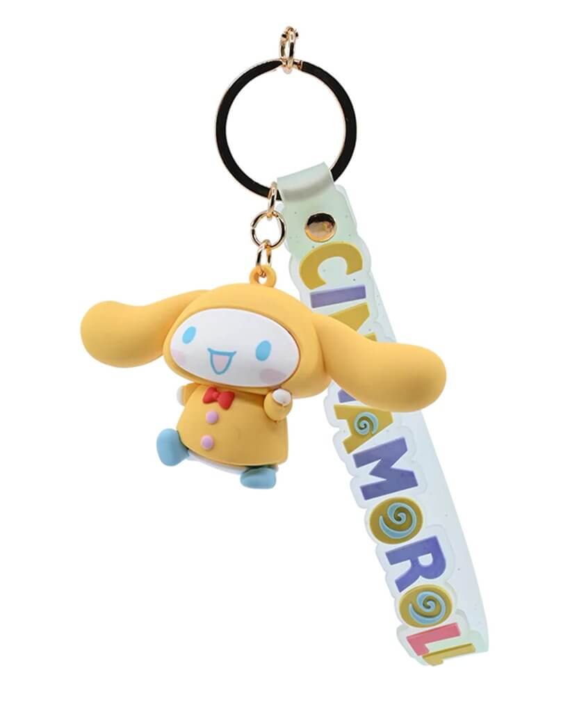 HELLO KITTY - Keychain w/hand strap - Cinnamoroll PDQ- Assorted