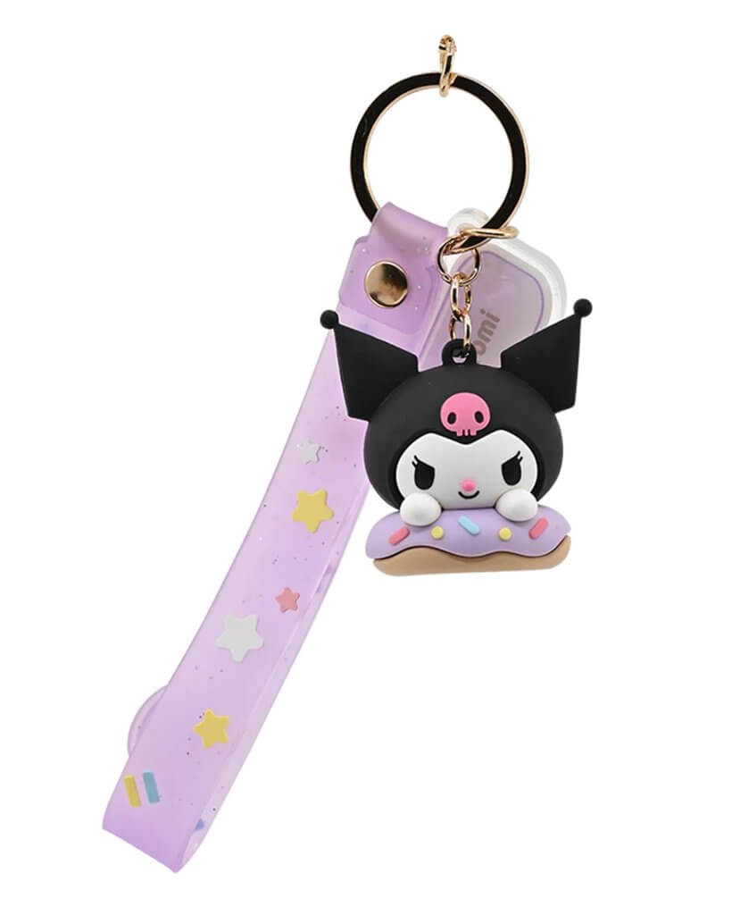 HELLO KITTY - Keychain w/hand strap - Donuts PDQ- Assortment