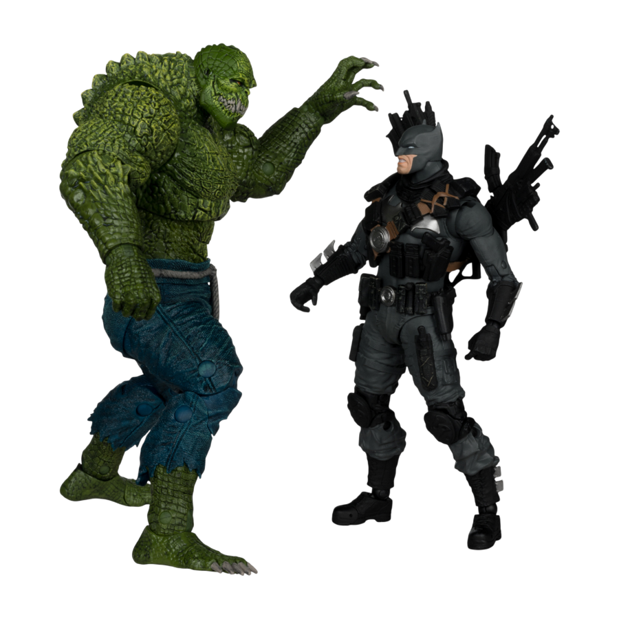 DC Comics - Batman Vs Killer Croc (The Grim Knight) Collector Edition 2-Pack