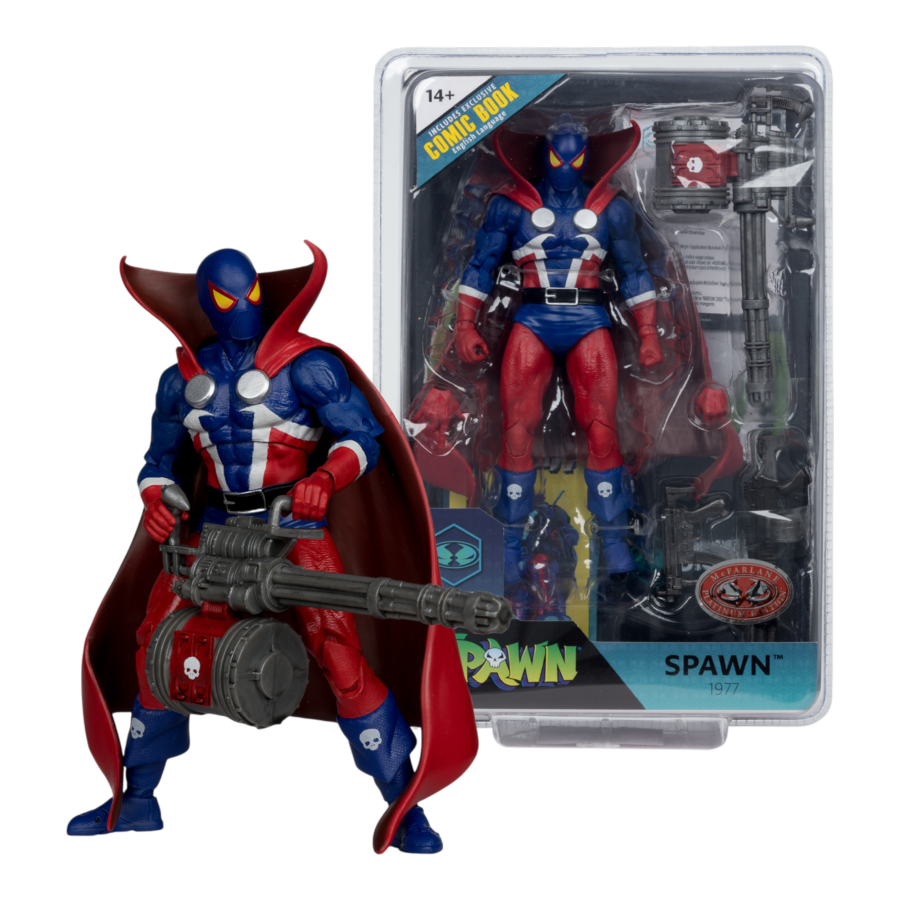 Spawn - 1977 Spawn 7" Action Figure with Comic