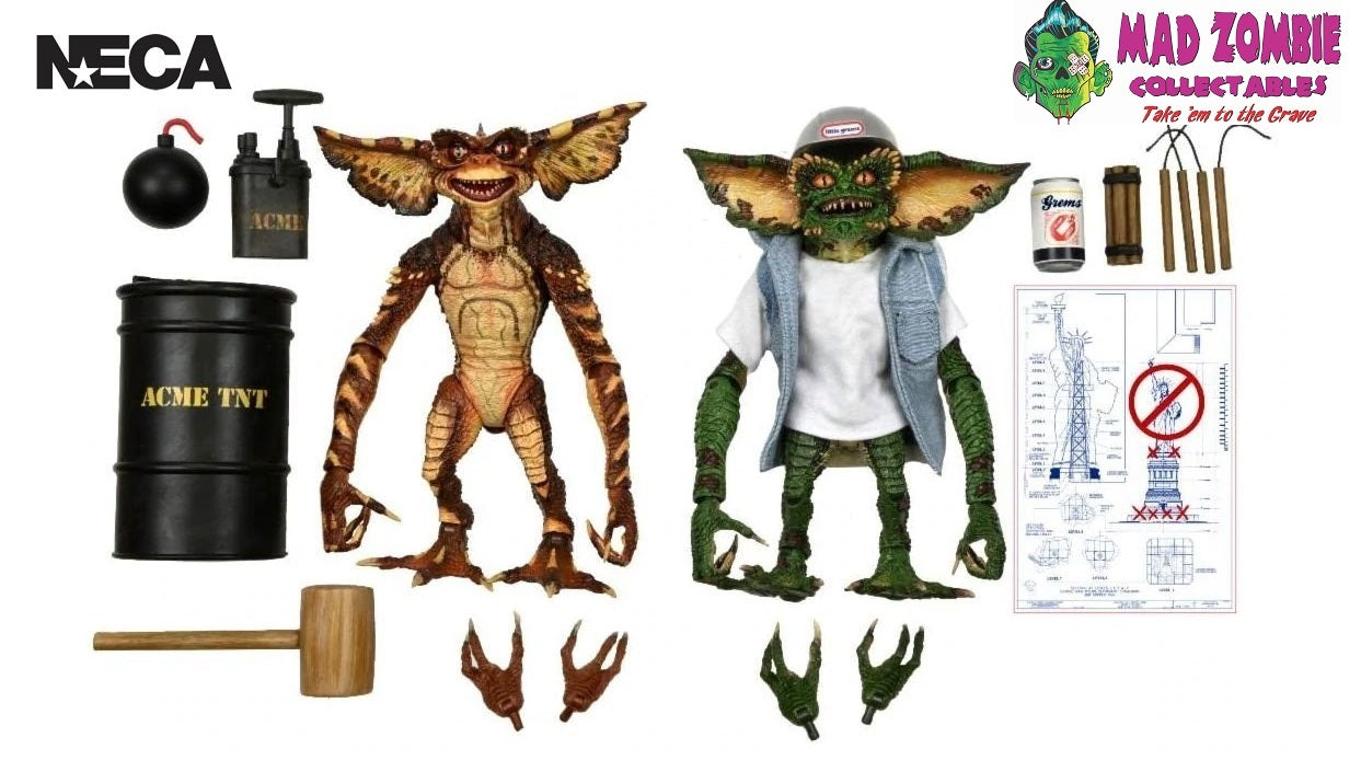 Gremlins 2 Demolition Gremlin 7-Inch Scale Action Figure 2-Pack