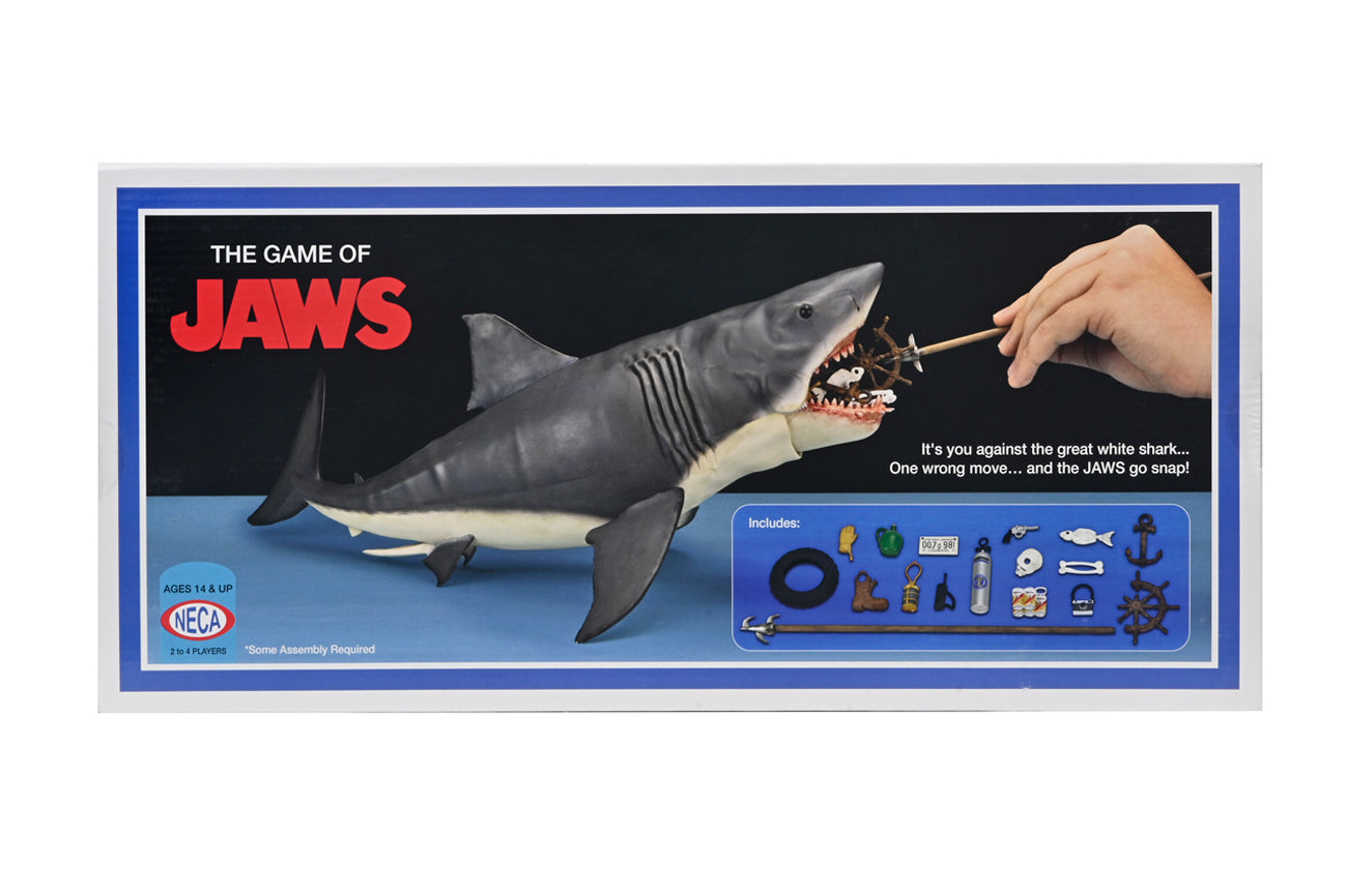 JAWS 15″ HEAD TO TAIL ACTION FIGURE “THE GAME OF JAWS” 50TH ANNIVERSARY
