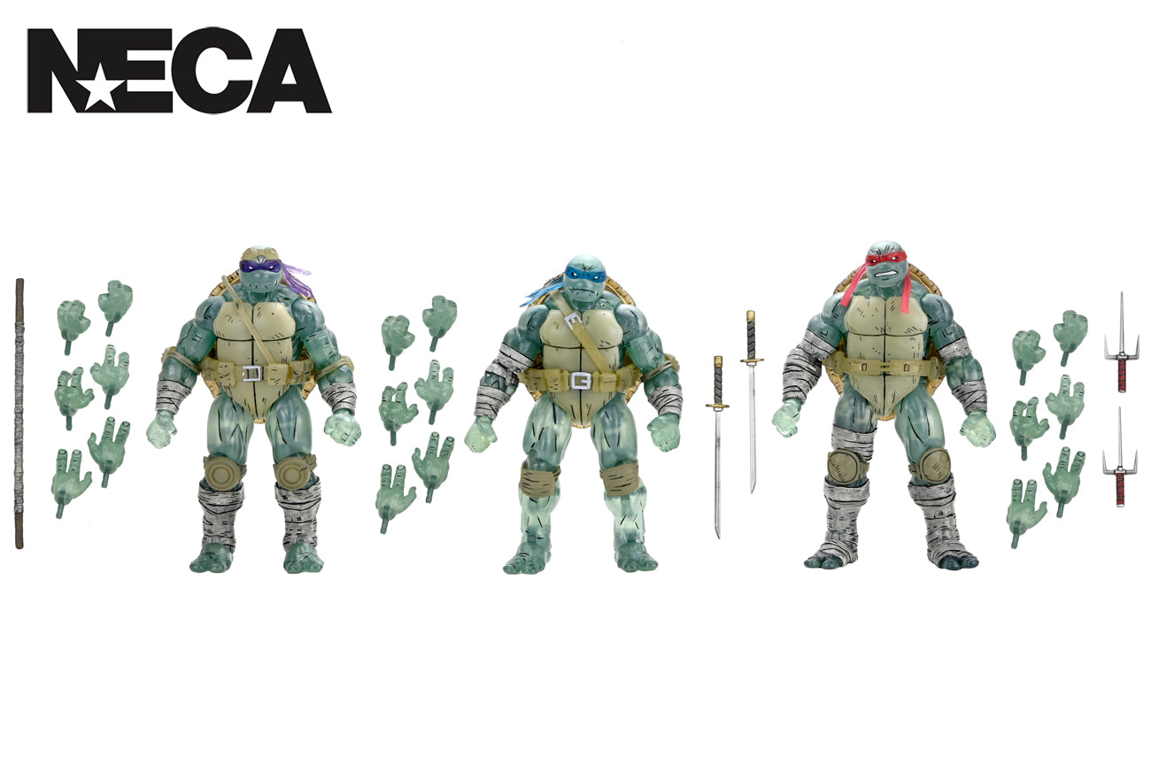 Ghost Brothers 3 Pack - 7" Scale Action Figure - Teenage Mutant Ninja Turtles The Last Ronin - NECA Collectibles