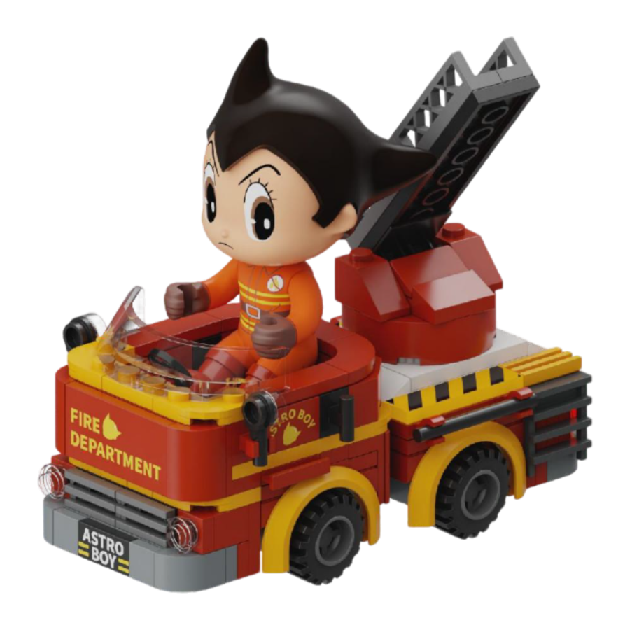 Astro Boy - Astro Boy in Fire Engine Construction Set (184 Piece Kit)