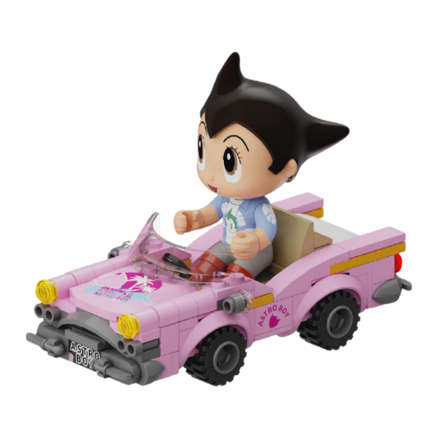Astro Boy - Astro Boy in Vintage Car Construction Set (130 Piece Kit)