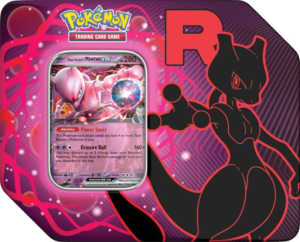 Pokemon TCG Team Rocket Tin Assotment