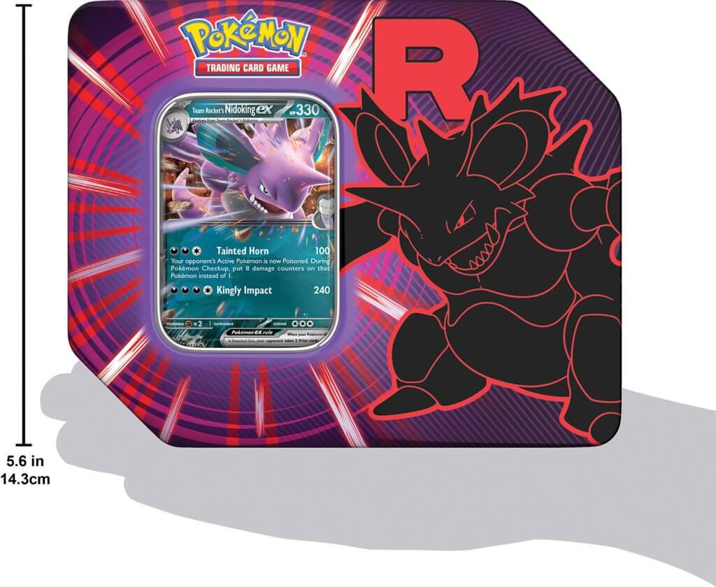 Pokemon TCG Team Rocket Tin Assotment