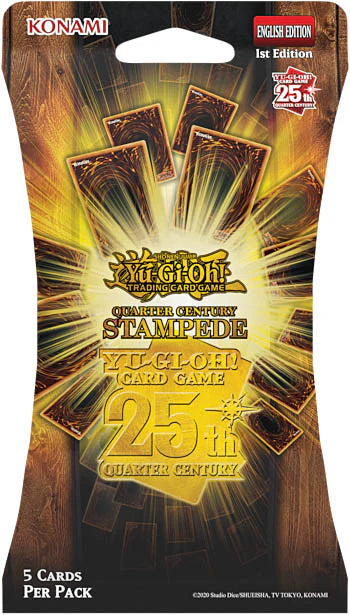 Yu-Gi-Oh! TCG Quarter Century Stampede Collection - 5 card Blisters Yu-Gi-Oh! TCG Quarter Century Stampede Collection - 5 card Blisters