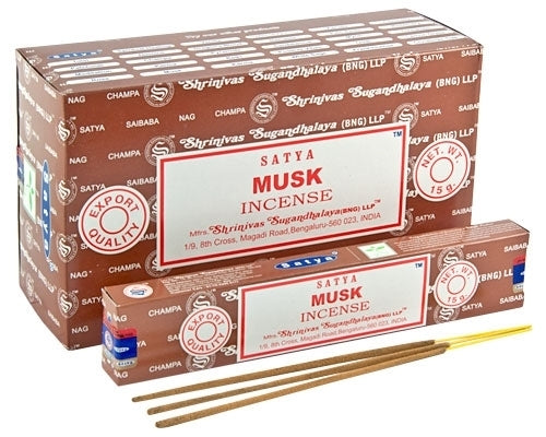 SATYA MUSK INCENSE 15GMS