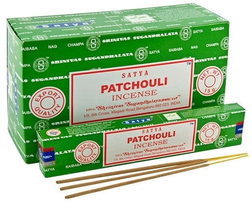 SATYA PATCHOULI INCENSE 15GMS