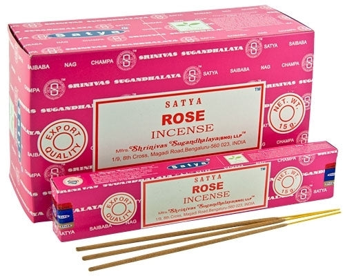 SATYA ROSE INCENSE 15GMS