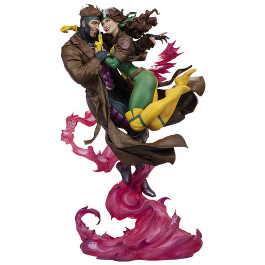 X-Men - Rogue & Gambit Statue