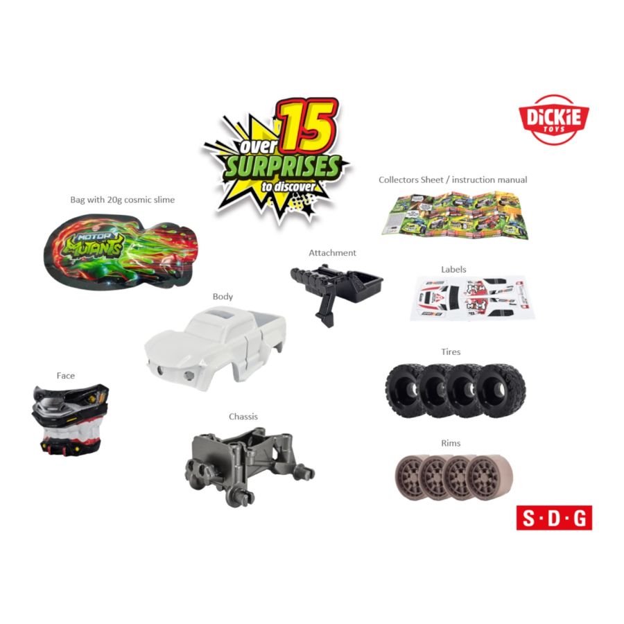 Motor Mutants - Blind Egg Build-A-Vehicle Wave 1
