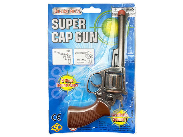 DIE CAST COWBOY CAP GUN 18CM