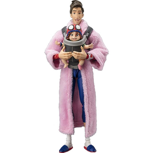 Spider-Man: Across the Spider-Verse (2023) - Spider-Man Peter B. Parker & Mayday Parker S.H.Figuarts 7" Action Figure