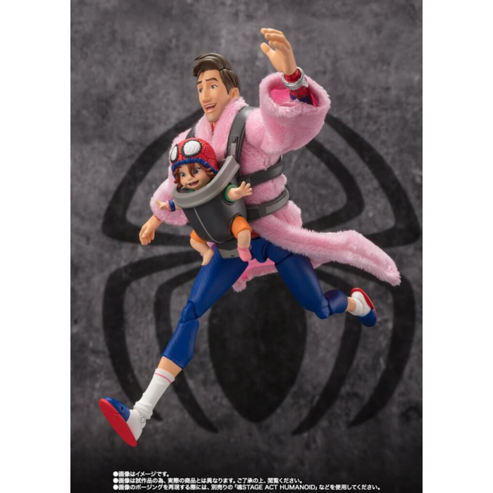 Spider-Man: Across the Spider-Verse (2023) - Spider-Man Peter B. Parker & Mayday Parker S.H.Figuarts 7" Action Figure
