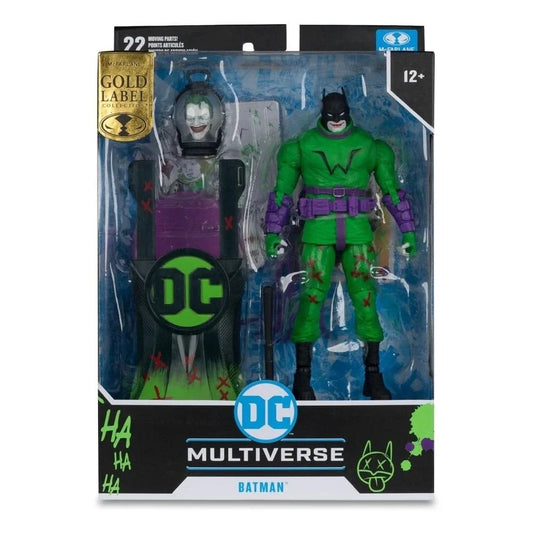 McFarlane DC Multiverse Batman (Batman: Last Knight on Earth) Jokerized Gold Label Figure