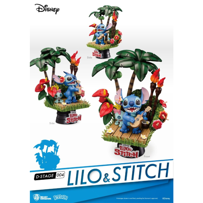 Lilo & Stitch - Stitch & Scrump D-Stage 6" PVC Diorama Statue