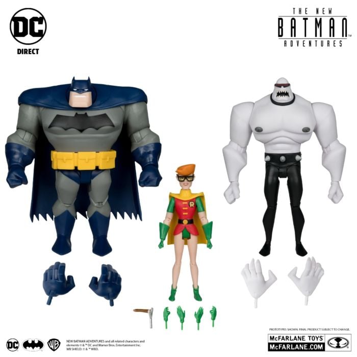 The New Batman Adventures (1997) - Batman, Mutant Leader & Robin (Legends of the Dark Knight) Gold Label 6" Scale Action Figure 3-Pack