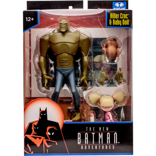 The New Batman Adventures (1997) - Killer Croc & Baby Doll 6" Scale Action Figure