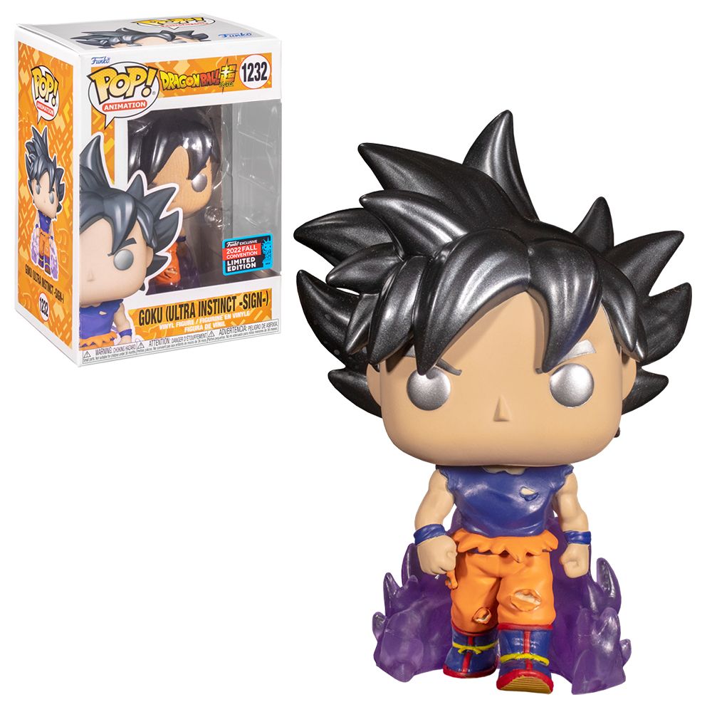 Dragon Ball Super Goku Ultra Instinct Sign 2022 Fall Convention Limited Edition Funko POP! Vinyl