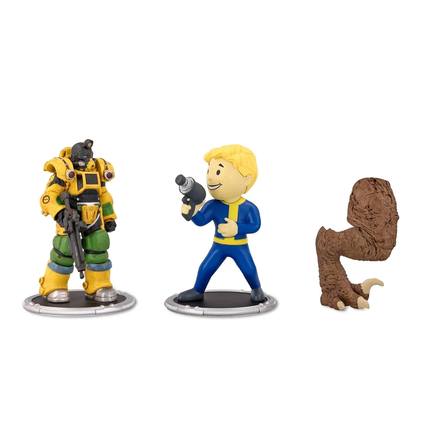 Fallout Excavator & Vault Boy (Gun) 3" Collectable Figures