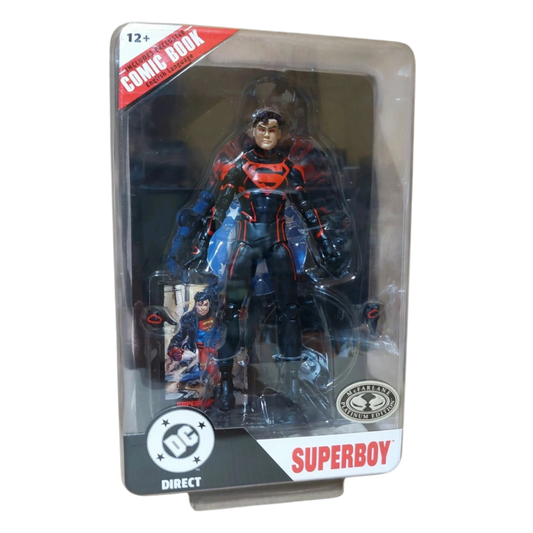 DC Direct Return of Superman Superboy #1 Superboy Platinum Edition 7" Action Figure with Comic