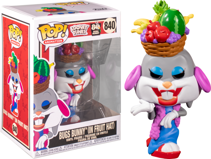 Looney Tunes - Bugs Bunny with Fruit Hat 80th Anniversary Pop! Vinyl Figure