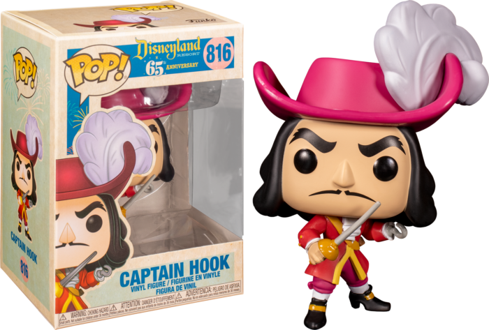 Peter Pan - Captain Hook Disneyland 65th Anniversary Pop! Vinyl Figure