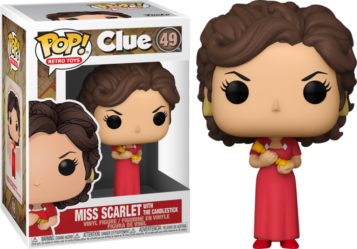 Clue - Miss Scarlet Pop! Vinyl Figure