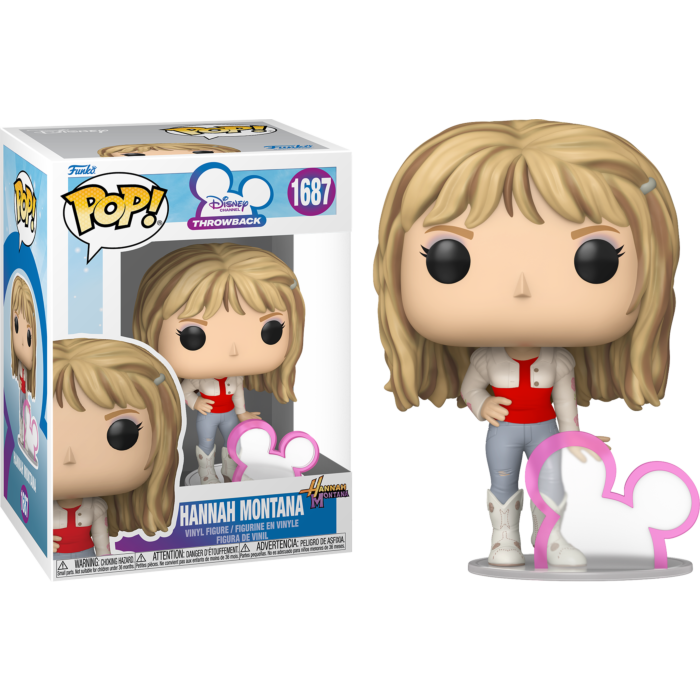 Hannah Montana - Hannah Montana with Disney Channel Logo Pop! Vinyl Figure