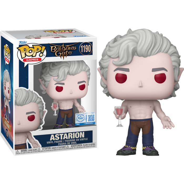 Baldur's Gate 3 - Astarion (Shirtless) Pop! Vinyl Figure