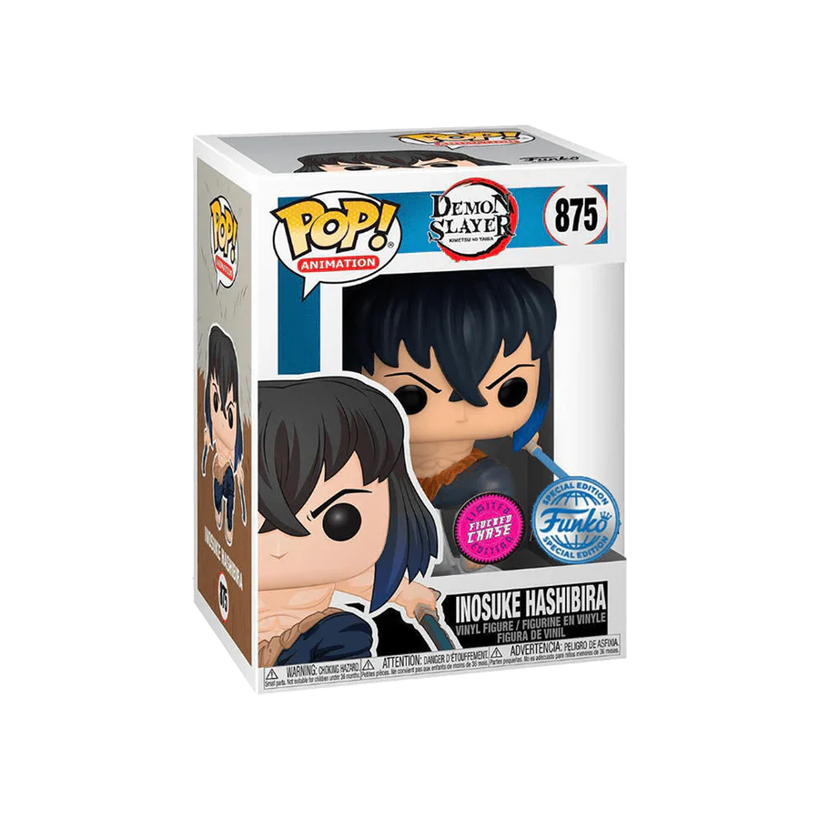DEMON SLAYER - Pop N° 875 - Inosuke Hashibira Flocked Special Edition with chase