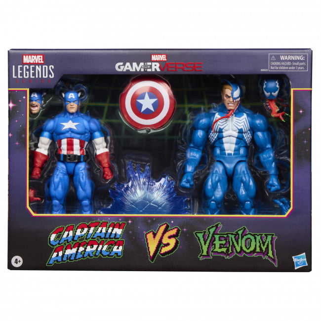 **Pre Order** Marvel Legends Series Gamerverse Captain America vs Venom