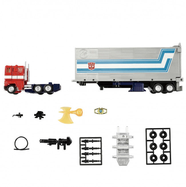 Transformers Takara Tomy: Masterpiece Series - Missing Link C-01 Optimus Prime With Trailer