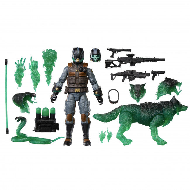 ** Pre Order** G.I. Joe Classified Series #170, Ghost Viper & D.I.R.E. (Dread-Inducing Responsive Energy) Beasts