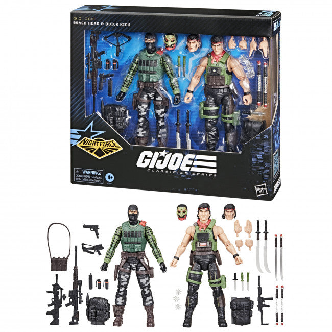 G.I. Joe Classified Series #164, Night Force Beach Head & Quick Kick