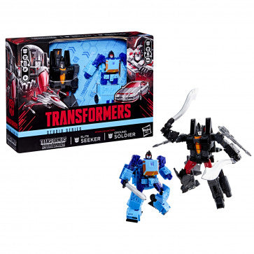 Transformers Studio Series Deluxe Class: Transformers: Devastation - Ground Soldier & Elite Seeker (MTME Collection)