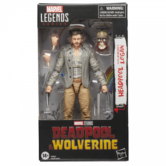Marvel Legends Series: Headpool with Marvel’s Logan Action Figure