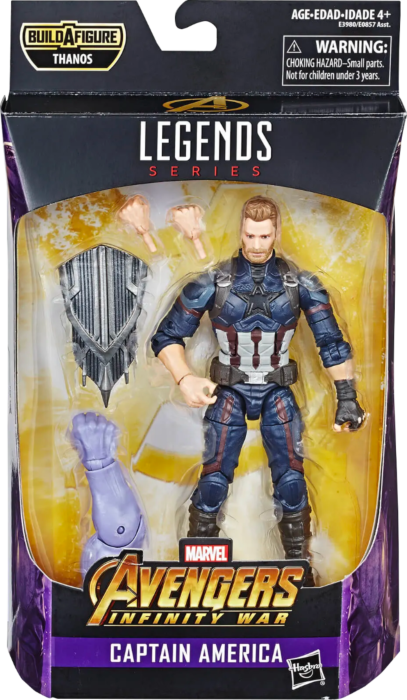 Marvel Legends Infinity War Captain America Thanos BAF Dee Pop