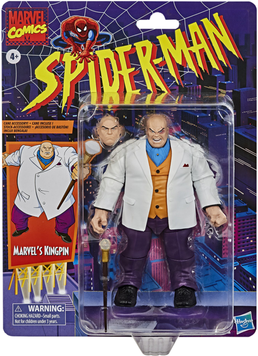 Spider-Man - Kingpin Retro Marvel Legends 6” Scale Action Figure
