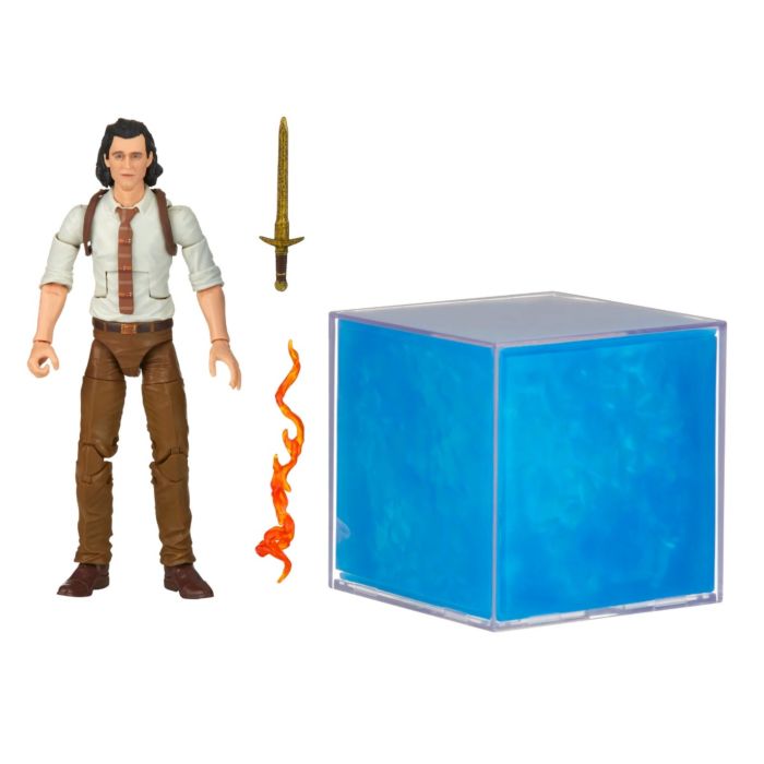 Loki (2021) - Tesseract Marvel Legends 1:1 Scale Life-Size Electronic Prop Replica & Loki 6” Scale Action Figure 2-Pack