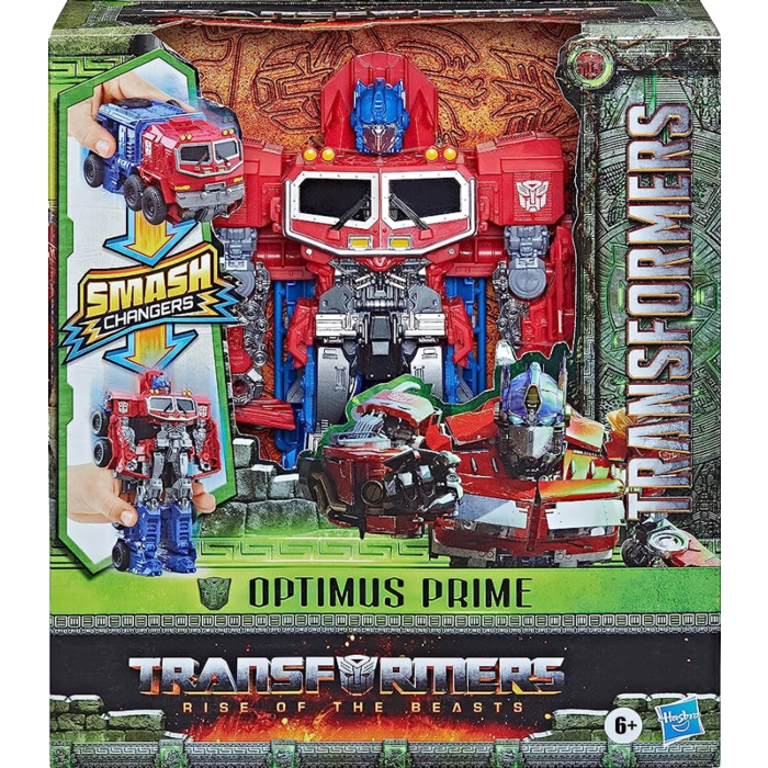Transformers: Rise of the Beasts - Optimus Prime Smash Changers 9" Action Figure