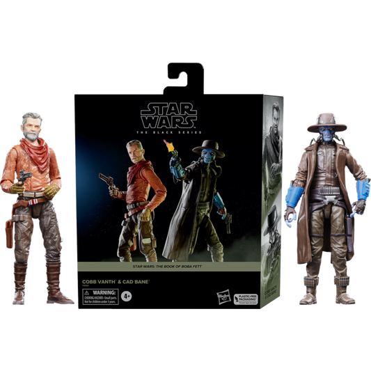 Star Wars: The Book of Boba Fett - Cobb Vanth & Cad Bane Black Series 6" Scale Action Figure 2-Pack
