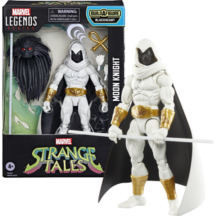 Strange Tales - Moon Knight Marvel Legends 6" Scale Action Figure (Blackheart Build-A-Figure)