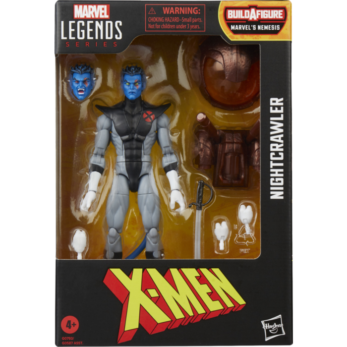 X-Force - Nightcrawler Marvel Legends 6" Scale Action Figure (Nemesis Build-A-Figure)