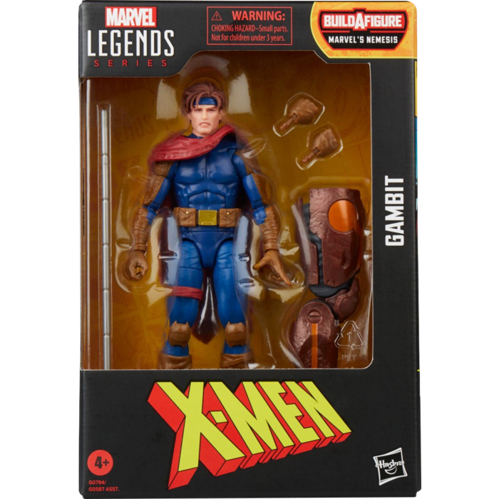 X-Men - Gambit (Age of Apocalypse) Marvel Legends 6" Scale Action Figure (Nemesis Build-A-Figure)