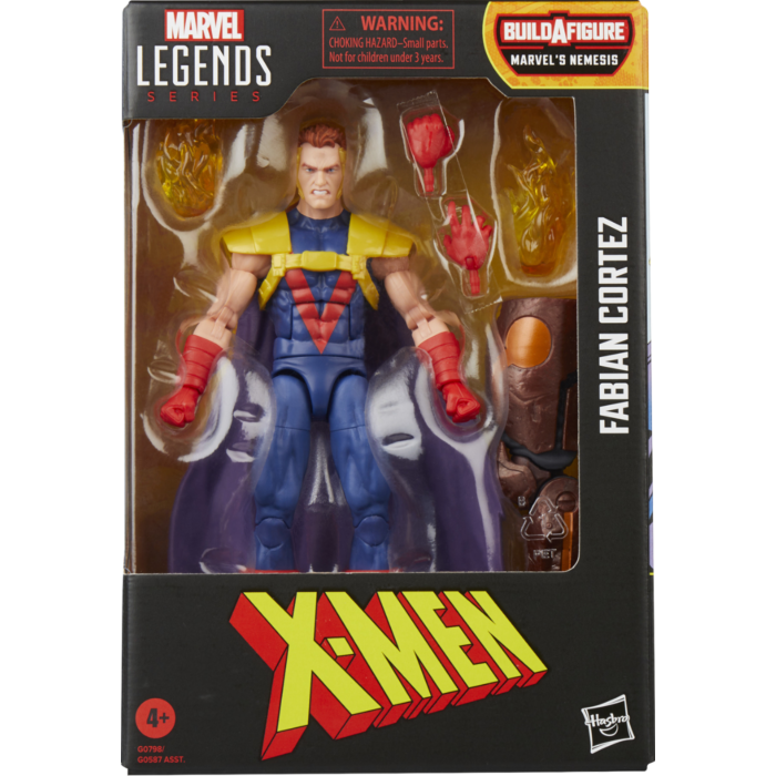 X-Men - Fabian Cortez Marvel Legends 6" Scale Action Figure (Nemesis Build-A-Figure)