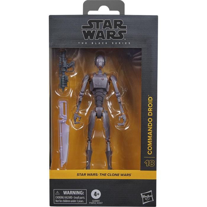 Star Wars: The Clone Wars - Commando Droid Black Series 6" Scale Action Figure