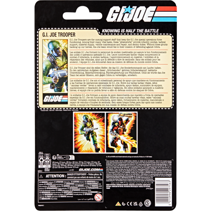 G.I. Joe - G.I. Joe Trooper Classified Series Retro Cardback 6" Scale Action Figure